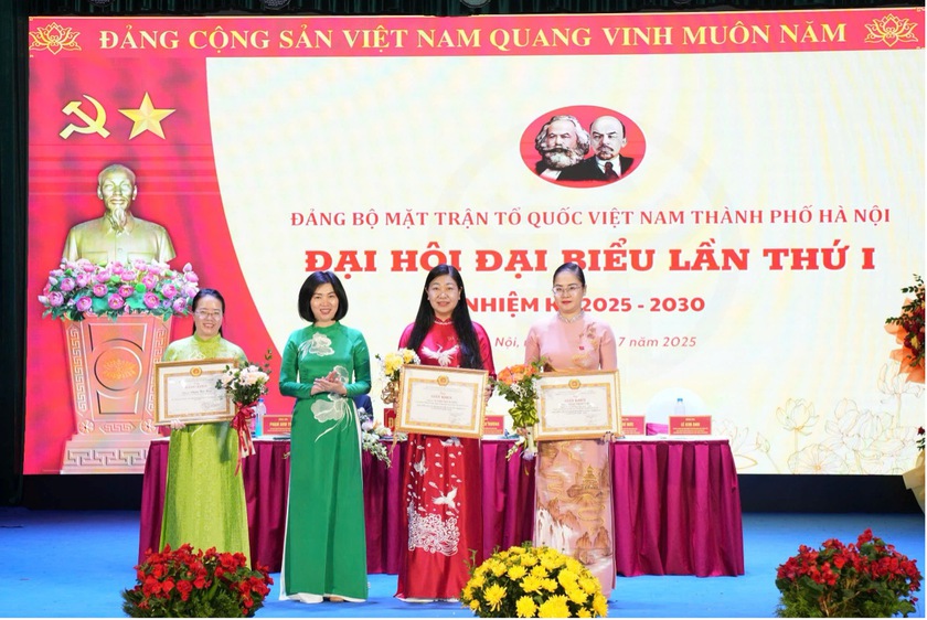 Đại hội Đảng bộ Mặt trận Tổ Quốc Việt Nam thành phố Hà Nội - Ảnh 3.