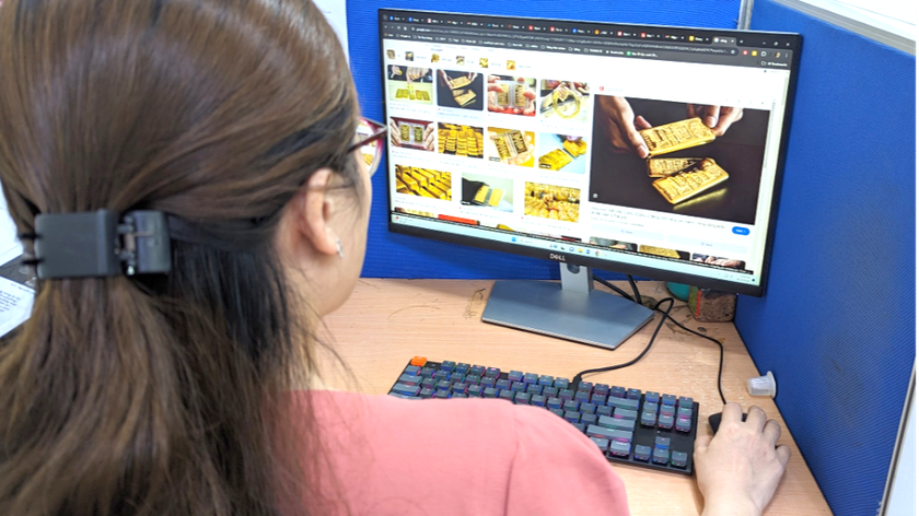 Mời đầu tư các sàn giao dịch vàng quốc tế: Không để lòng tham che mắt - Ảnh 1.
