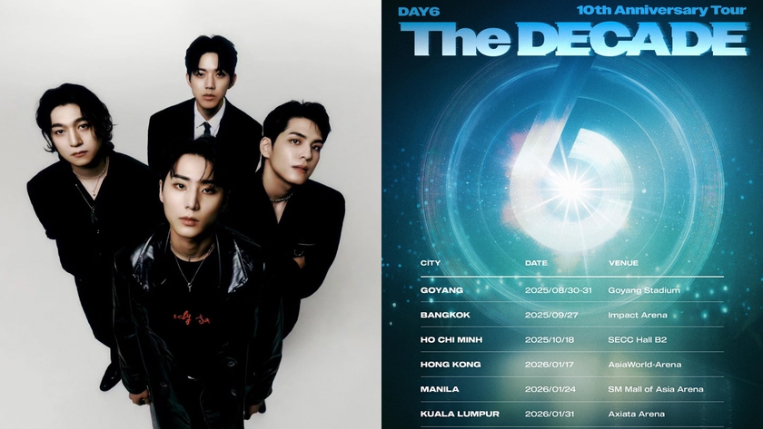 Sơ đồ, giá vé buổi biểu diễn The Decade của nhóm nhạc DAY 6 tại Việt Nam - Ảnh 1.