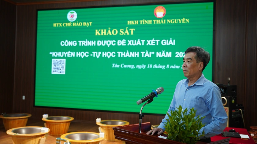 Khuyến học – Tự học thành tài: khảo sát công trình ống diệt men chè ở Thái Nguyên - Ảnh 11.