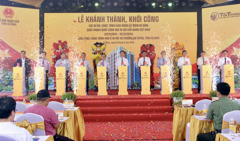 T&T Group khởi công công trình nhà ở xã hội tại Cà Mau - Ảnh 1.