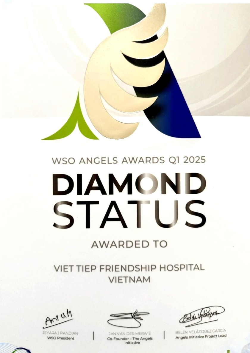 Hải Phòng: Bệnh viện Hữu nghị Việt Tiệp nhận Giải thưởng "Diamond Status" - Ảnh 2.