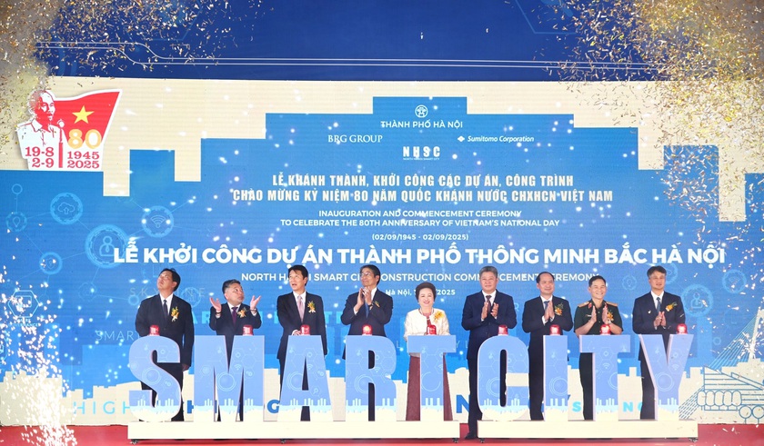 Chính thức khởi công dự án Thành phố Thông minh Bắc Hà Nội - Ảnh 1.