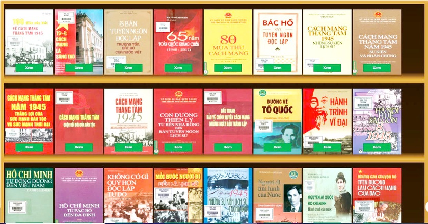 Thư viện Lào Cai trưng bày 250 sách, tư liệu về Bác Hồ, Cách mạng tháng Tám và Quốc khánh 2/9 - Ảnh 6.