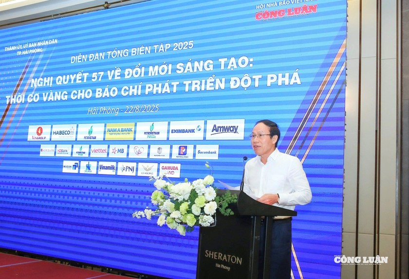 Diễn đàn Tổng Biên Tập 2025: Thời cơ vàng cho báo chí phát triển đột phá - Ảnh 3.