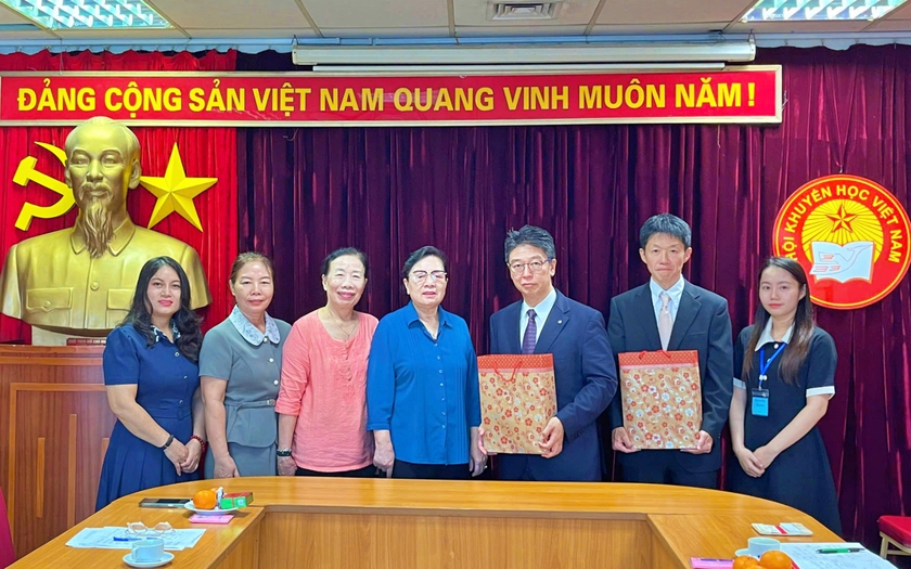 Quỹ Khuyến học Việt Nam làm việc với tổ chức Phật giáo SHYNNYO-EN, Nhật Bản - Ảnh 1.