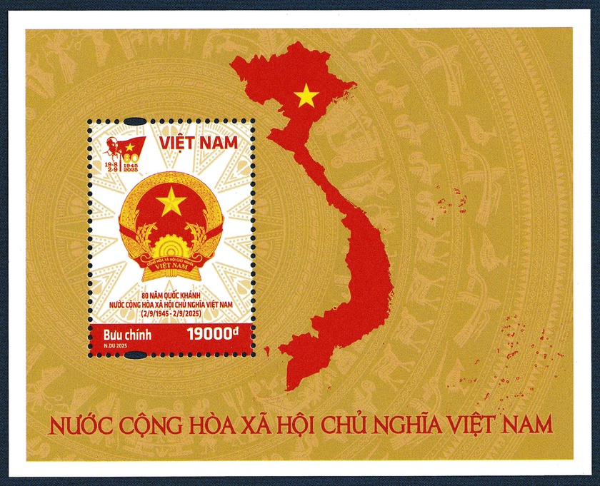 Phát hành theo nghi thức đặc biệt bộ tem bưu chính đặc biệt kỷ niệm 80 năm Quốc khánh - Ảnh 3.