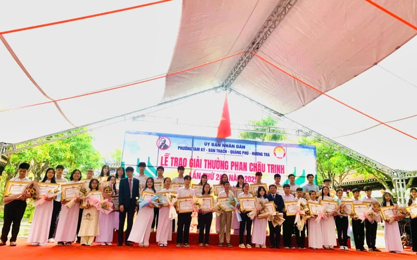 Tam Kỳ, Bàn Thạch, Hương Trà, Quảng Phú (Đà Nẵng) tổ chức Lễ Trao Giải thưởng Phan Châu Trinh lần thứ 24 - Ảnh 5.