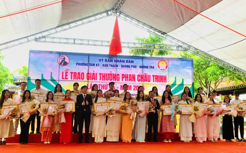 Tam Kỳ, Bàn Thạch, Hương Trà, Quảng Phú (Đà Nẵng) tổ chức Lễ Trao Giải thưởng Phan Châu Trinh lần thứ 24 - Ảnh 4.