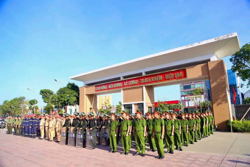 Công an tỉnh Quảng Ninh ra quân tấn công, trấn áp tội phạm, đảm bảo an ninh, trật tự- Ảnh 1.
