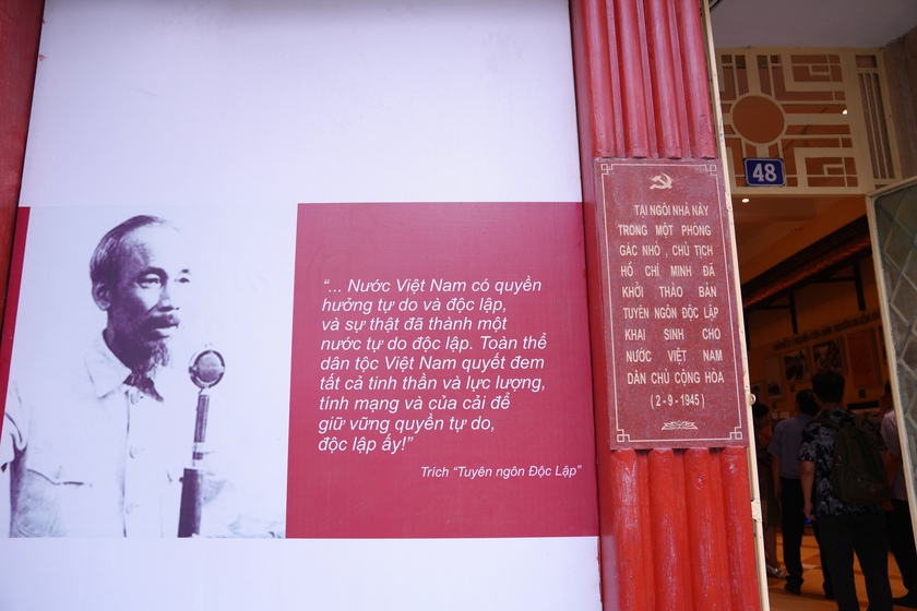 Sắp tổ chức Lễ gắn biển và Trưng bày triển lãm tại nơi Chủ tịch Hồ Chí Minh khởi thảo “Tuyên ngôn độc lập” - Ảnh 1.