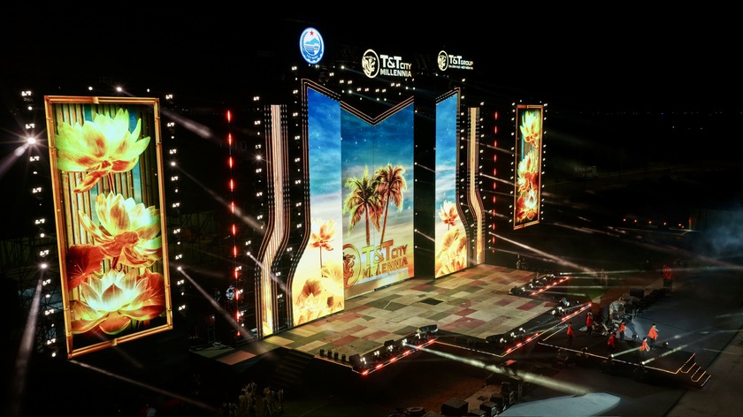 “Bật mí” những hình ảnh đầu tiên về đại nhạc hội tại TP Thiên niên kỷ T&T City Millennia - Ảnh 9.