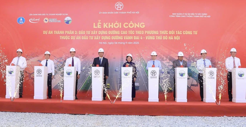 Cao tốc Vành đai 4 khởi công, mở lối cho Vinhomes Wonder City bứt phá, hút giới nhà giàu về phía Tây Thủ đô- Ảnh 1. Cao tốc Vành đai 4 khởi công, mở lối cho Vinhomes Wonder City bứt phá, hút giới nhà giàu về phía Tây Thủ đô- Ảnh 1.