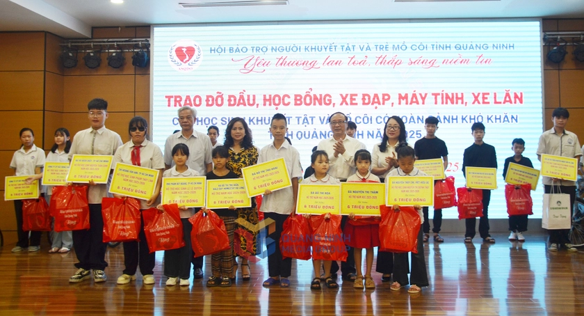 Quảng Ninh: Chung tay nâng bước học sinh có hoàn cảnh khó khăn tới trường - Ảnh 2.