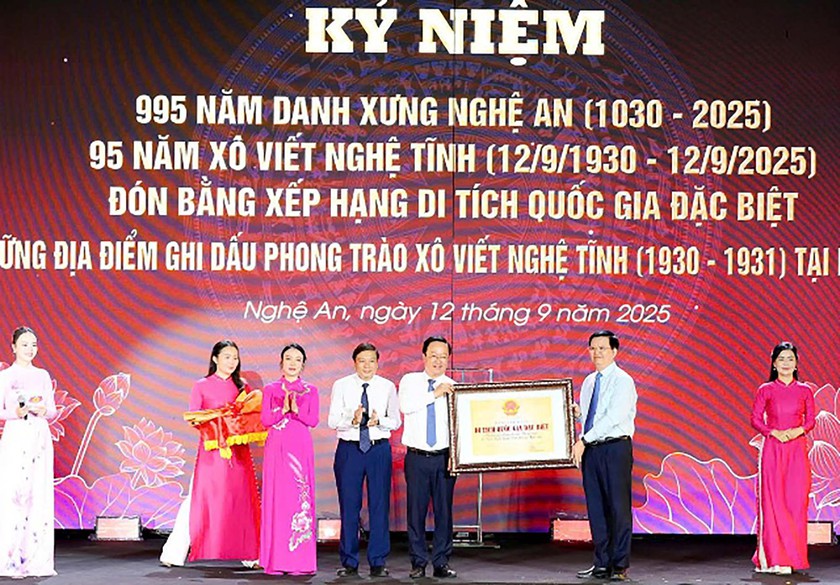 Trang trọng kỷ niệm 995 năm danh xưng Nghệ An - Ảnh 3.