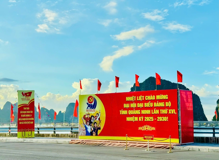Quảng Ninh: Rực rỡ cờ hoa hướng về Đại hội Đại biểu Đảng bộ tỉnh - Ảnh 3.