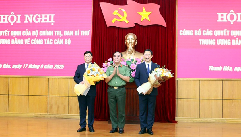 2 Phó Bí thư Tỉnh uỷ Thanh Hoá được Bộ Chính trị chỉ định, phân công công tác - Ảnh 3.