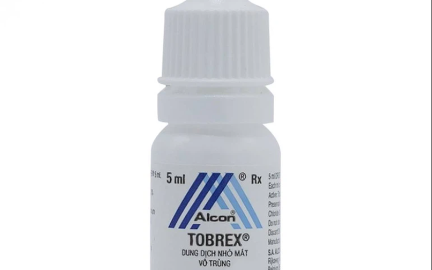 Thuốc nhỏ mắt Tobrex 5ml có lô bị làm giả. Ảnh minh hoạ: IT Thuốc nhỏ mắt Tobrex 5ml có lô bị làm giả. Ảnh minh hoạ: IT