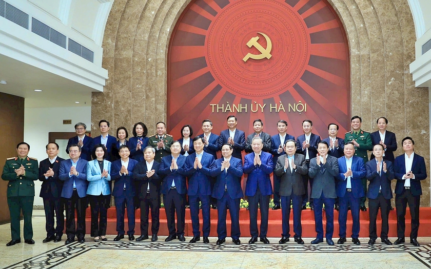 Tổng Bí thư Tô Lâm làm việc với Hà Nội về định hướng phát triển Thủ đô - Ảnh 1.