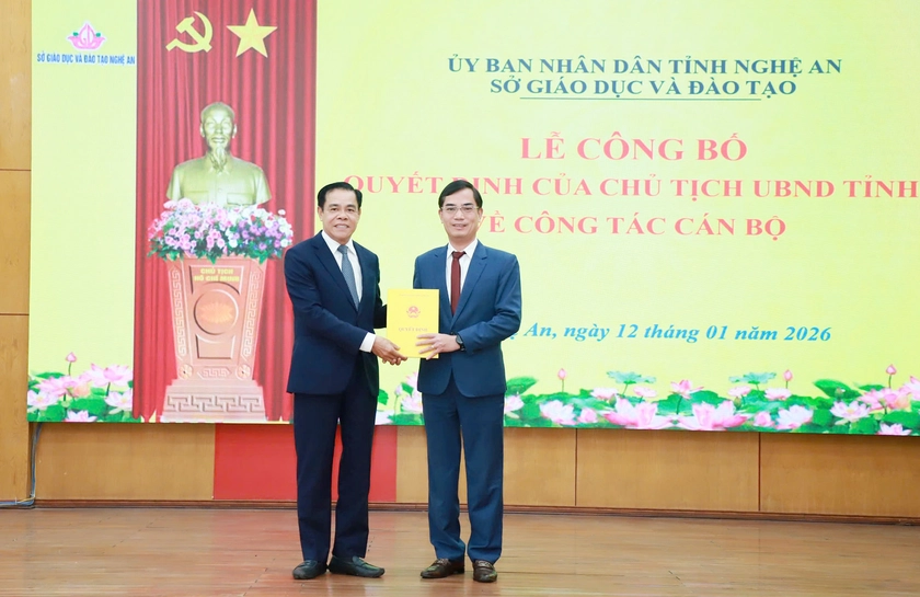 Bổ nhiệm Tiến sỹ Nguyễn Văn Khoa làm Giám đốc Sở Giáo dục và Đào tạo Nghệ An - Ảnh 1.