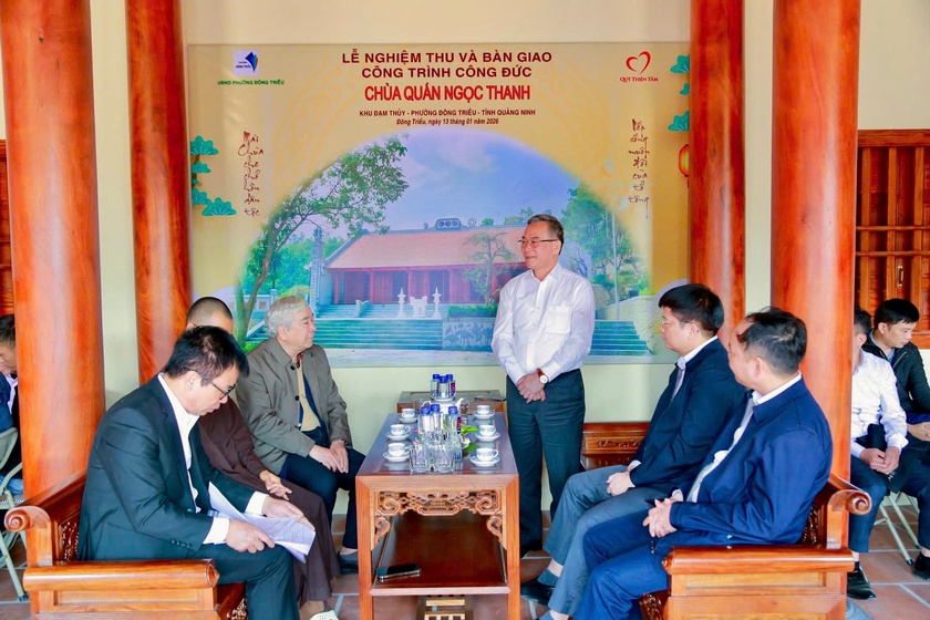 Chi&ecirc;m ngưỡng ch&ugrave;a Qu&aacute;n Ngọc Thanh tại Đ&ocirc;ng Triều, Quảng Ninh sau khi tu bổ, t&ocirc;n tạo  - Ảnh 4.