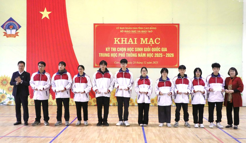 C&ocirc;ng bố đề, đ&aacute;p &aacute;n kỳ thi chọn học sinh giỏi quốc gia trung học phổ th&ocirc;ng năm học 2025-2026 - Ảnh 1.