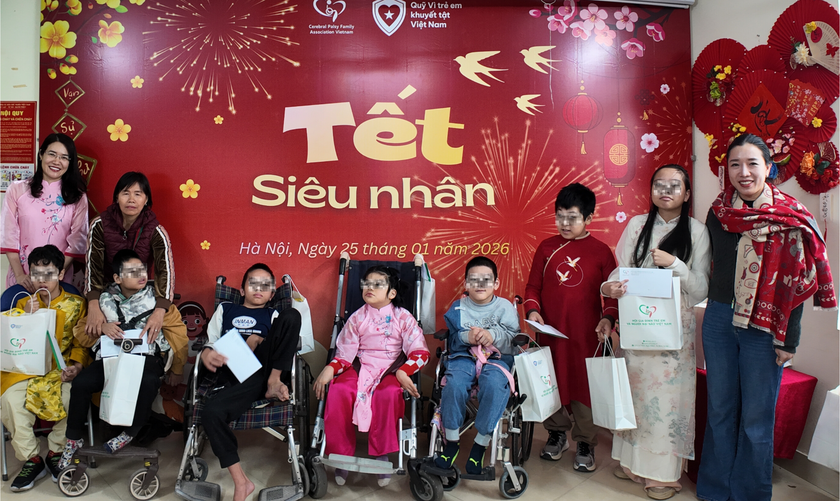 Chương tr&igrave;nh "Tết Si&ecirc;u nh&acirc;n 2026" lan tỏa y&ecirc;u thương tới trẻ bại n&atilde;o - Ảnh 9.