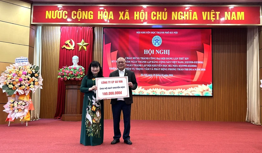 Hội Khuyến học Hà Nội quyết tâm hoàn thành xuất sắc nhiệm vụ, phục vụ sự học Thủ đô - Ảnh 9.
