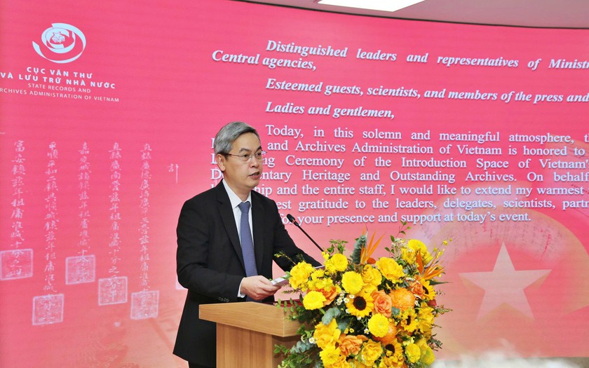 Không gian Di sản tư liệu thế giới và tài liệu lưu trữ quốc gia tiêu biểu - Ảnh 1.