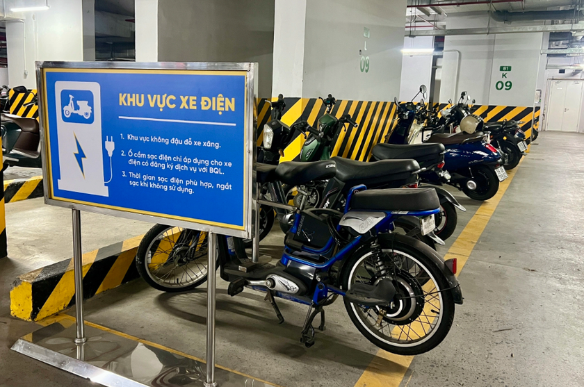 Bộ X&acirc;y dựng đề xuất chung cư mới x&acirc;y phải bố tr&iacute; khu vực để xe điện ri&ecirc;ng - Ảnh 1.