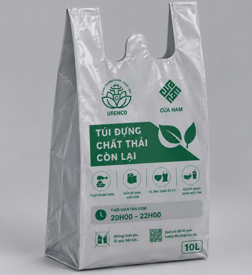 Từ 1/10, Hà Nội bắt đầu thử cách tính phí rác theo túi tiêu chuẩn - Ảnh 1.