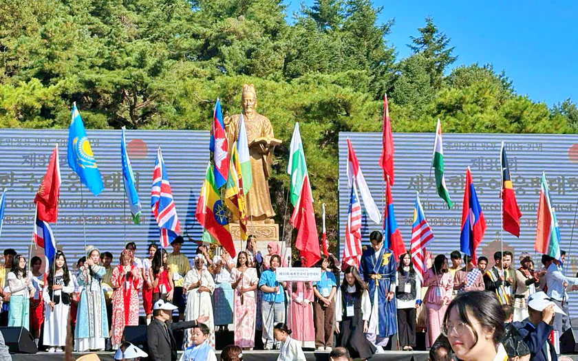 Sinh vi&ecirc;n Trường Đại học Lạc Hồng khẳng định năng lực tiếng H&agrave;n qua s&acirc;n chơi h&ugrave;ng biện quốc tế - Ảnh 2.