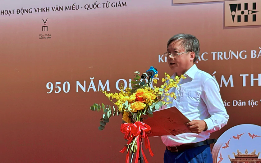 Kỷ niệm 950 năm Quốc Tử Gi&aacute;m: H&agrave;nh tr&igrave;nh t&ocirc;n vinh tinh hoa đạo học - Ảnh 1.