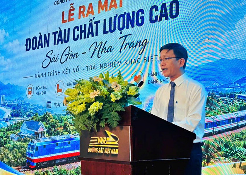Đoàn tàu chất lượng cao Thành phố Hồ Chí Minh - Nha Trang chính thức ra mắt - Ảnh 2.