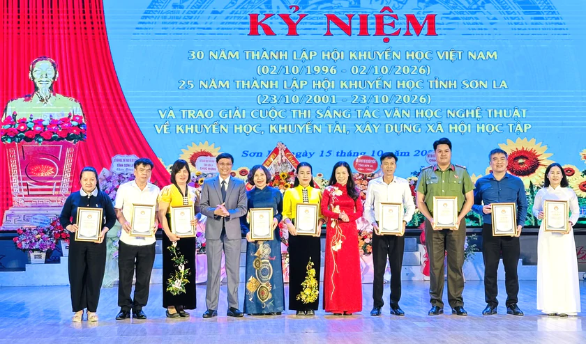 Hội Khuyến học tỉnh Sơn La 25 năm thắp sáng ngọn lửa tri thức, xây dựng xã hội học tập - Ảnh 5.
