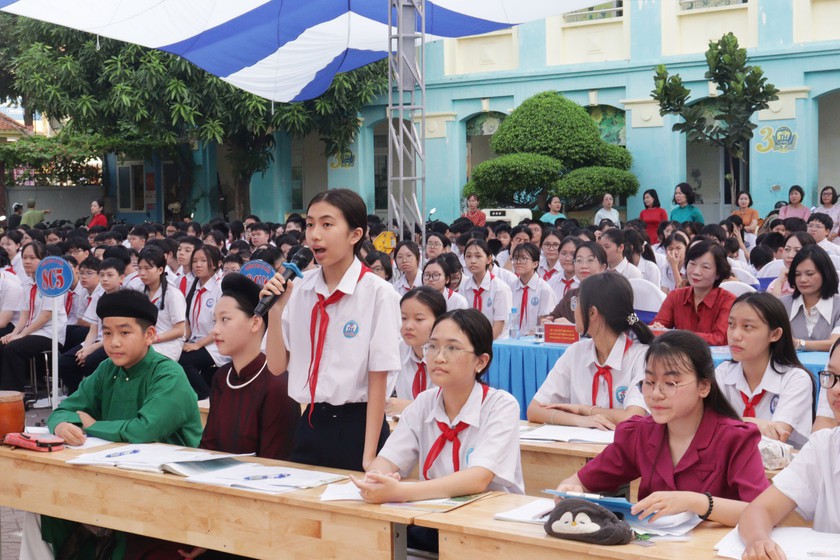 Hải Ph&ograve;ng, đổi mới phương ph&aacute;p giảng dạy, đẩy mạnh việc t&iacute;ch hợp tiếng Anh v&agrave;o c&aacute;c m&ocirc;n học văn h&oacute;a - Ảnh 3.
