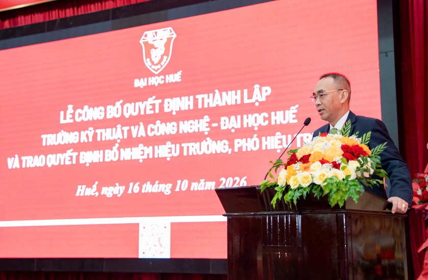 PGS.TS. Nguyễn Quang Lịch làm Hiệu trưởng Trường Kỹ thuật và Công nghệ - Đại học Huế - Ảnh 1.