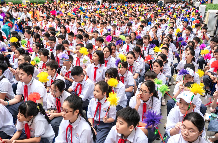 Sáp nhập trường học và áp lực "siêu trường" - Ảnh 1.