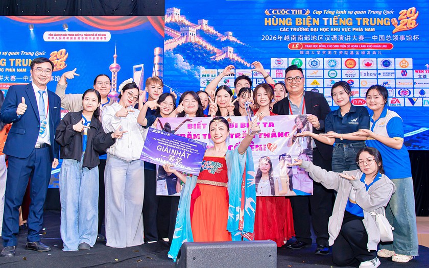 Trường Đại học Lạc Hồng trao giải "Cuộc thi h&ugrave;ng biện tiếng Trung" v&agrave; học bổng cho sinh vi&ecirc;n kh&oacute; khăn  - Ảnh 1.
