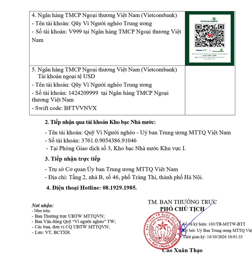 Chủ tịch Ủy ban Trung ương Mặt trận Tổ quốc Việt Nam gửi thư k&ecirc;u gọi ủng hộ, gi&uacute;p đỡ người ngh&egrave;o - Ảnh 2.