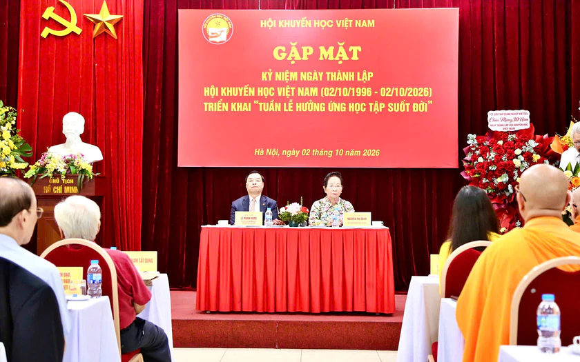 H&agrave;nh tr&igrave;nh tri thức 30 năm bền bỉ v&agrave; tự h&agrave;o của Hội Khuyến học Việt Nam - Ảnh 1.