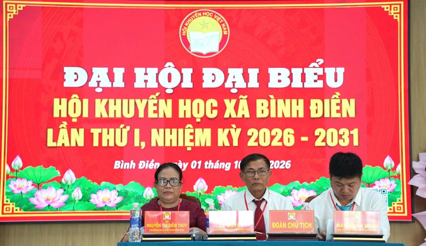 Xã Bình Điền, thành phố Huế tổ chức Đại hội đại biểu Hội Khuyến học lần thứ 1, nhiệm kỳ 2026-2031 - Ảnh 1.