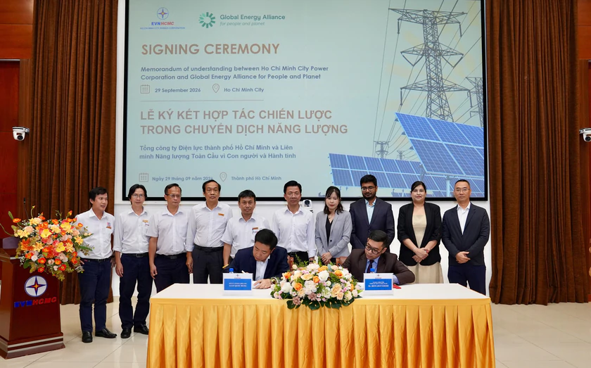 Tổng c&ocirc;ng ty Điện lực Th&agrave;nh phố Hồ Ch&iacute; Minh v&agrave; GEAPP trong chiến lược chuyển đổi năng lượng v&agrave; ph&aacute;t triển lưới điện - Ảnh 1.