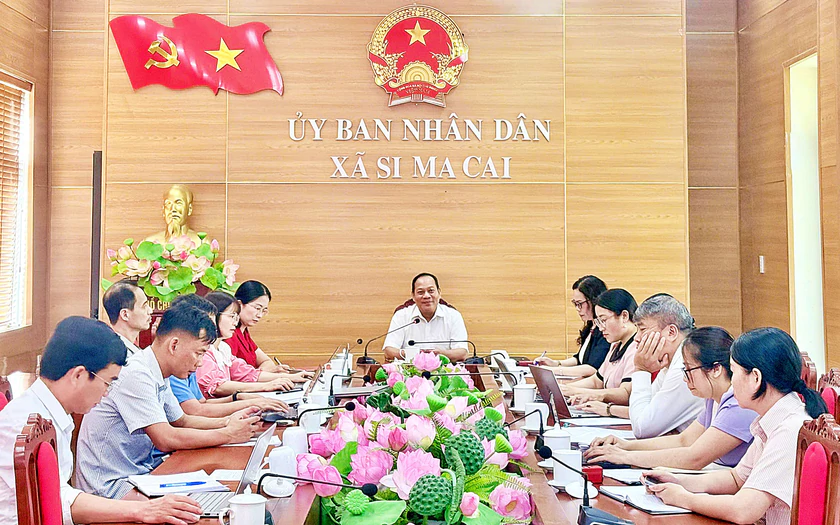 Hội Khuyến học Lào Cai kiểm tra công tác khuyến học tại các xã Tả Củ Tỷ, Bắc Hà, Si Ma Cai - Ảnh 1.