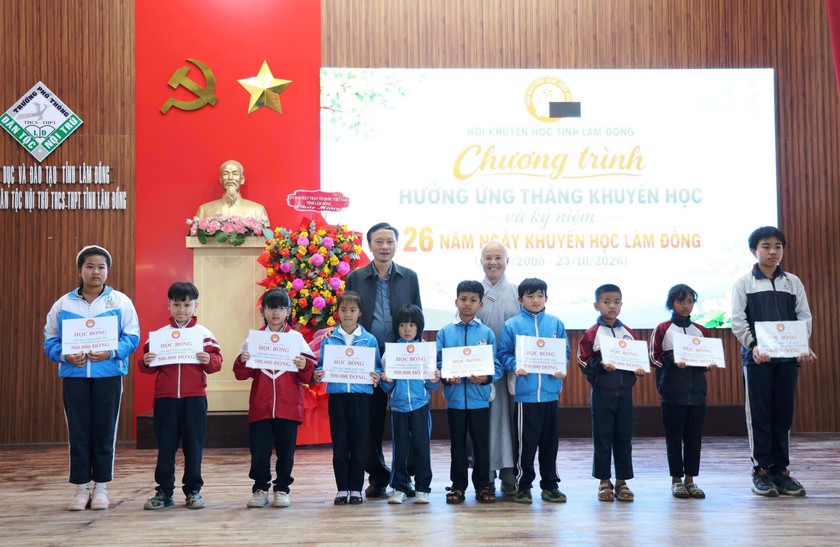 Hội Khuyến học L&acirc;m Đồng 26 năm vun đắp sự nghiệp khuyến học, khuyến t&agrave;i, x&acirc;y dựng x&atilde; hội học tập - Ảnh 7.