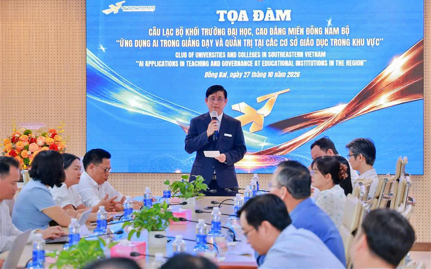 Kết nối c&aacute;c trường đại học, cao đẳng Đ&ocirc;ng Nam Bộ, t&igrave;m lời giải ứng dụng AI trong gi&aacute;o dục - Ảnh 1.