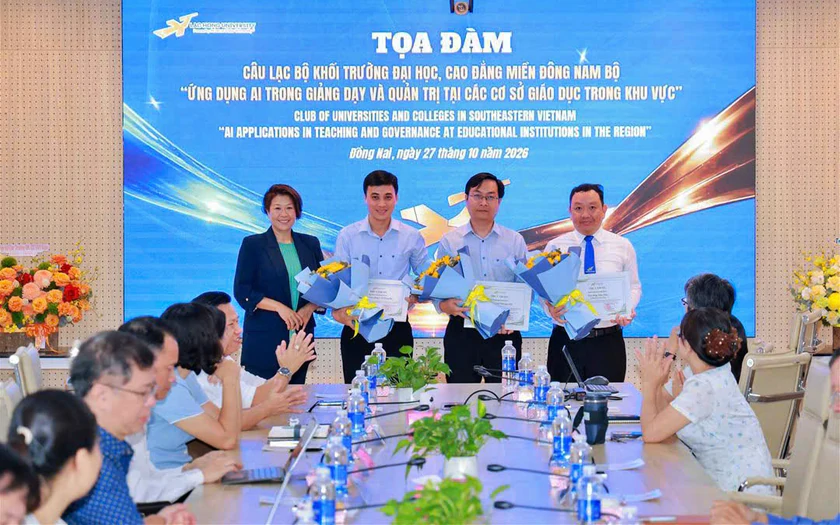 Kết nối c&aacute;c trường đại học, cao đẳng Đ&ocirc;ng Nam Bộ, t&igrave;m lời giải ứng dụng AI trong gi&aacute;o dục - Ảnh 4.