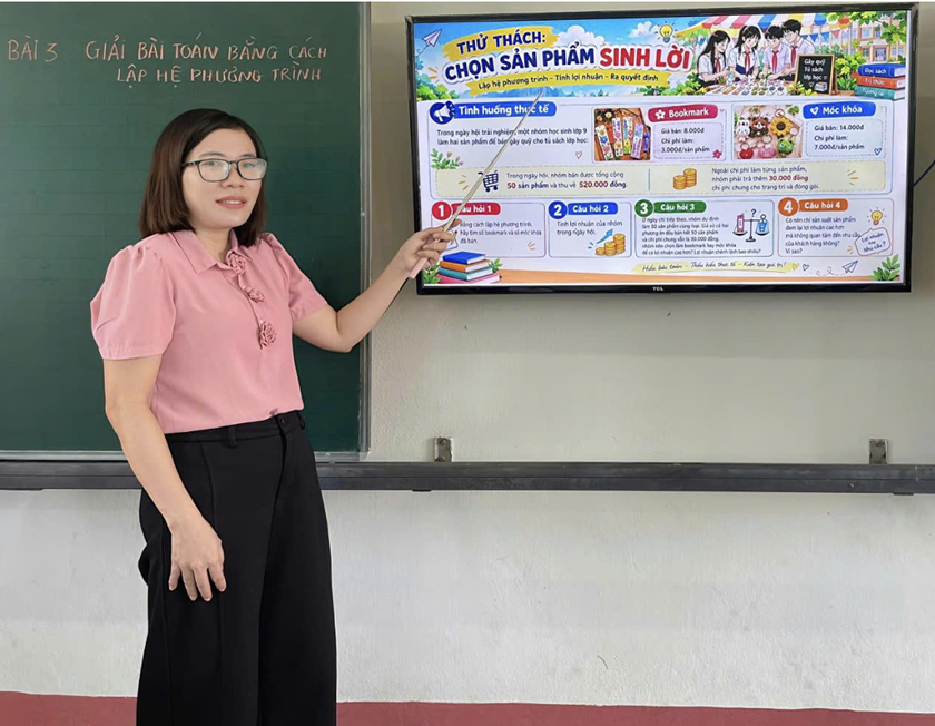 Từ bài toán gian hàng xanh đến bài học giữ tiền của học trò - Ảnh 1.