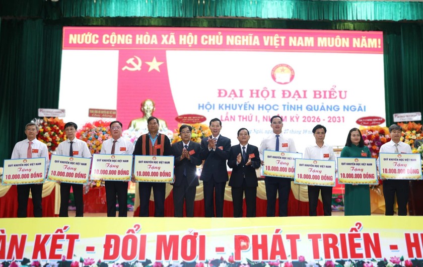&Ocirc;ng V&otilde; Thanh An l&agrave;m Chủ tịch Hội Khuyến học tỉnh Quảng Ng&atilde;i nhiệm kỳ 2026-2031 - Ảnh 6.