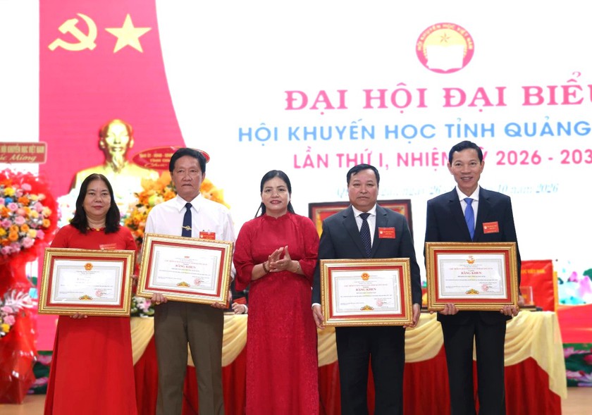 &Ocirc;ng V&otilde; Thanh An l&agrave;m Chủ tịch Hội Khuyến học tỉnh Quảng Ng&atilde;i nhiệm kỳ 2026-2031 - Ảnh 4.